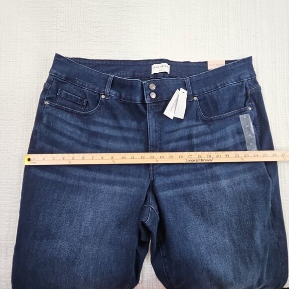 Lane Bryant Mid Rise Flare Stretch Blue Jeans Women's Plus Size 26 NWT MSRP $89 - Picture 13 of 16